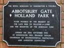 Abbotsbury Gate Holland Park (id=4383)